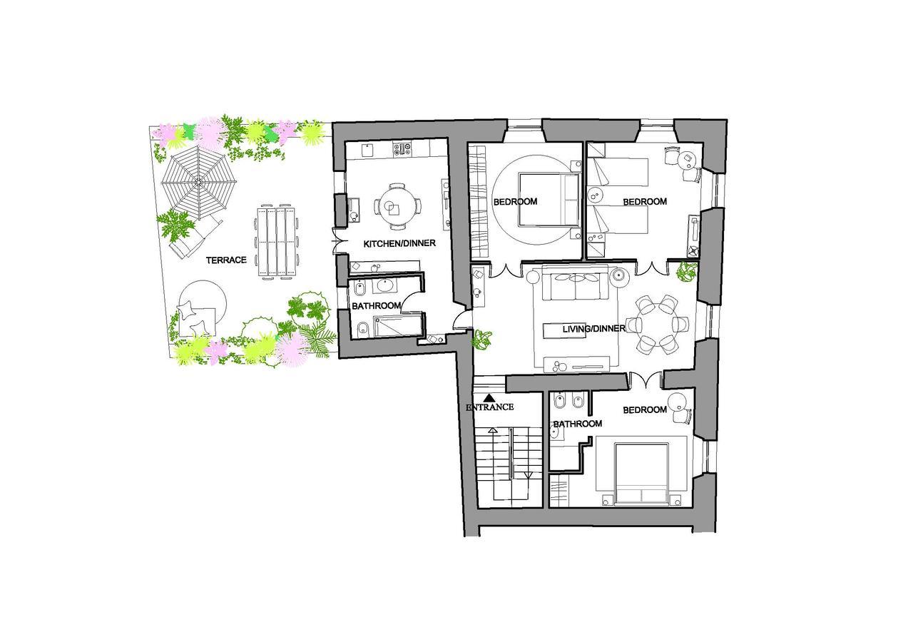 Mami'S Home Trastevere Apt With Private Terrace Roma Exterior foto